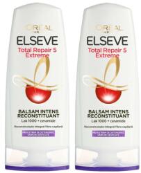 L'Oréal Set 2 x Balsam L'Oreal Paris Elseve Total Repair 5 Extreme, pentru Par foarte Deteriorat, 200 ml