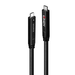 Lindy Cablu hybrid USB 3.2 Gen1 type C 4K30Hz/60W T-T 10m, Lindy L43333 (L43333)