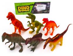  Set sase figurine dinozauri, multicolor, Dino World, 12 x 3 x 10 cm (NBN0009920) Figurina