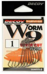 Decoy Offset Worm 9 Upper Cut 1/0 horog 9 db/csg (802045)