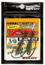 Decoy Offset Worm 217 Zero-Dan #4/0 7, 0gr súlyozott horog 2 db/csg (821848)