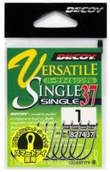 Decoy 37 Versatile Single #2/0 egyágú horog 8 db/csg (827451)