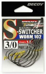 Decoy Offset Worm 102 S-Switcher #3/0 1, 0gr súlyozott horog 5 db/csg (812167)