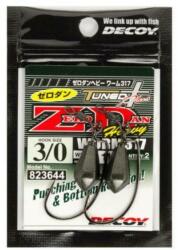 Decoy Offset Worm 317 Zero-Dan Heavy #2/0 9, 0gr súlyozott horog 2 db/csg (823637)