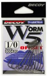 Decoy Offset Worm 5 5/0 horog 5 db/csg (800478)