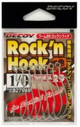 Decoy Offset Worm 29 Rock'n 1/0 horog 8 db/csg (827949)