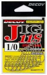 Decoy Jig11S Strong Wire Silver #10/0 jig horog 3 db/csg (833988)