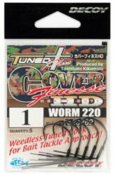 Decoy Worm 220 Cover Finesse HD 1/0 bokorugró horog 5 db/csg (823279)