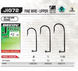 Decoy Pro Pack Jig72 Upper Fine Wire #2 jig horog 50 db/csg (996058)