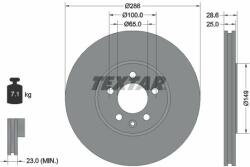 TEXTAR Disc frana TEXTAR 92072800 - automobilus
