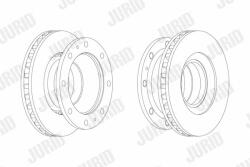 JURID Disc frana JURID 567125J - automobilus