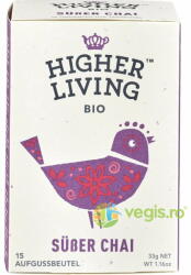 Higher Living Ceai Sweet Chai Ecologic/Bio 15 plicuri