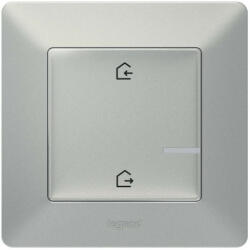 Legrand Netatmo 752386 Vezeték nélküli főkapcsoló - Érkezés/Távozás funkcióval Valena Life Netatmo alumínium ( 752386 ) (752386)
