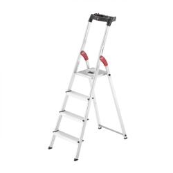 Hailo Scara aluminiu, 4 trepte, L60 Standard Line, incarcare maxima 150 kg (HA-8160-407)
