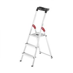 Hailo Scara aluminiu, 3 trepte, L60 Standard Line, incarcare maxima 150 kg (HA-8160-307)