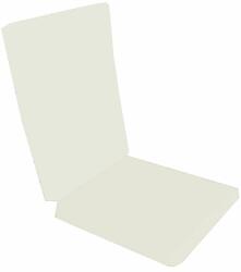 Palmonix Perna decorativa pentru scaun de bucatarie cu spatar, dimensiune sezut 42x40 cm, spatar 42x50 cm, culoare alb (per1-alb)