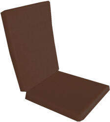 Palmonix Perna decorativa pentru scaun de bucatarie cu spatar, dimensiune sezut 42x40 cm, spatar 42x50 cm, culoare maro (per1-maro)