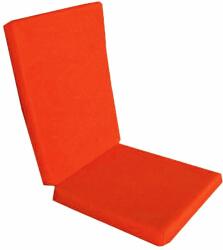 Palmonix Perna decorativa pentru scaun de bucatarie cu spatar, dimensiune sezut 42x40 cm, spatar 42x50 cm, culoare orange (per1-orange)