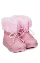 BIBI Shoes Cizme Fete Bibi Urban Boots Rosa cu Siret Imblanite