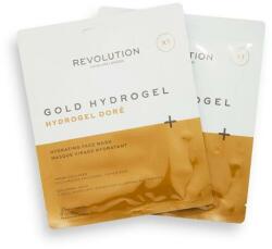 Revolution Skincare Mască de față cu hidrogel - Revolution Skincare Gold Hydrogel Mask 2 buc
