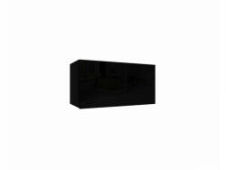 Meblohand IZUMI 31 BL magasfényű fekete fali szekrény 70 cm - smartbutor