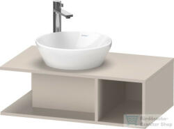 Duravit D-NEO 800x480 mm-es mosdó alá építhető alsószekrény, Taupe Matt Decor DE491809191 (DE491809191)