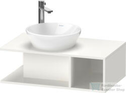 Duravit D-NEO 800x480 mm-es mosdó alá építhető alsószekrény, White High Gloss Decor DE491802222 (DE491802222)