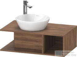 Duravit D-NEO 800x480 mm-es mosdó alá építhető alsószekrény, Natural Walnut Decor DE491807979 (DE491807979)