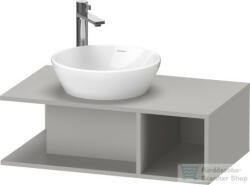 Duravit D-NEO 800x480 mm-es mosdó alá építhető alsószekrény, Concrete Grey Matt Decor DE491800707 (DE491800707)