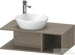 Duravit D-NEO 800x480 mm-es mosdó alá építhető alsószekrény, Oak Terra DE491803535 (DE491803535)