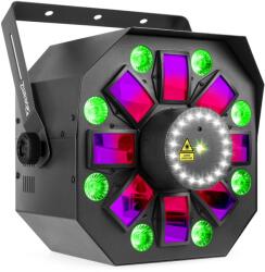 BeamZ MULTIBOX Efect de lumini 4-in-1 cu laser si stroboscop, LED RGBWAP, DMX, BeamZ (153.682)