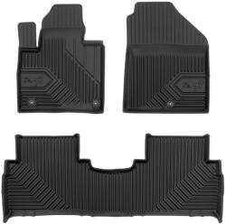 FroGum Covorașe cauciuc 3D No. 77 pentru KIA SORENTO III, rândul 1 și 2 2015-2020 (3 buc)