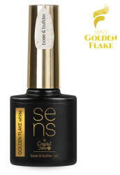 Sens by Crystal Nails SENS GOLDEN FLAKE base gel - white 10ml