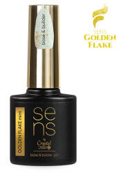 Sens by Crystal Nails SENS GOLDEN FLAKE base gel - mint 10ml