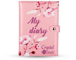 Crystalnails Crystal Nails naptárborító - Rózsaszín virágos (limitált)