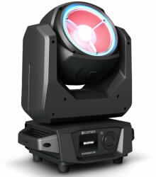 Cameo Movo Beam 200 mozgófejes lámpa korlátlan forgással és LED gyűrűvel