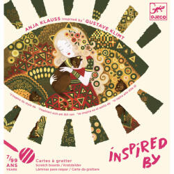DJECO Inspired by Gustave Klimt, razuit Zeite aurite, Djeco (DJ09374) - drool
