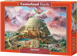 Castorland Пъзел Castorland от 3000 части - Вавилонската кула (C-300563-2)