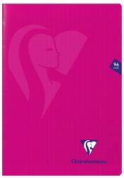 Clairefontaine Caiet Capsat Clairefontaine 48 File A4 Roz (CAI169Roz)