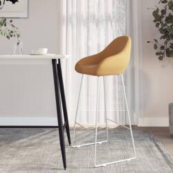 vidaXL Scaun de bar, maro, catifea (338716)