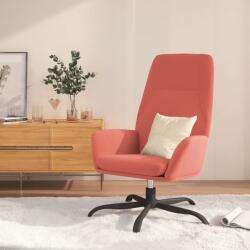 vidaXL Scaun de relaxare, roz, catifea (341370)