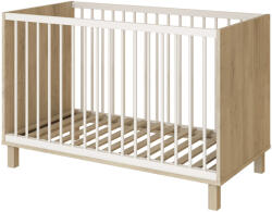 Faktum kiságy Wing Grey Oak and White 60x120cm - babymax