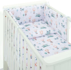MT Textil MTT 3 részes ágyneműhuzat szett (100x135cm) - Repülők és léggömbök - babylion