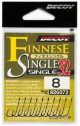 Decoy 32 Finesse Single #2 egyágú horog 10 db/csg (826102)