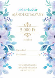  Ajándékutalvány 5.000, -Ft