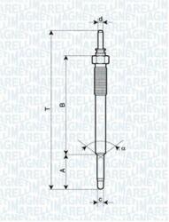 Magneti Marelli Bujie incandescenta MAGNETI MARELLI 062900074304 (062900074304)