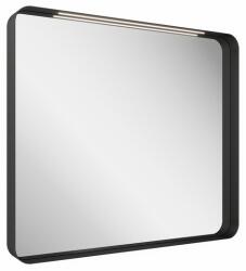 RAVAK fürdőszobai tükör STRIP 900x700 fekete, világítással X000001572 (X000001572)