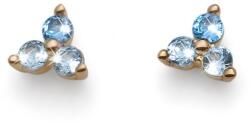 Oliver Weber Csillogó aranyozott fülbevalók cirkónium kövekkel 22988G - vivantis