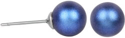Levien Modern fülbevaló Pearl Iridescent Dark Blue - vivantis