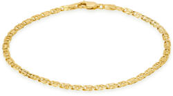 Soliter Brilio Időtlen sárga arany karkötő 261 115 0023 19 cm
